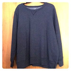Navy blue and grey pullover sweaters!